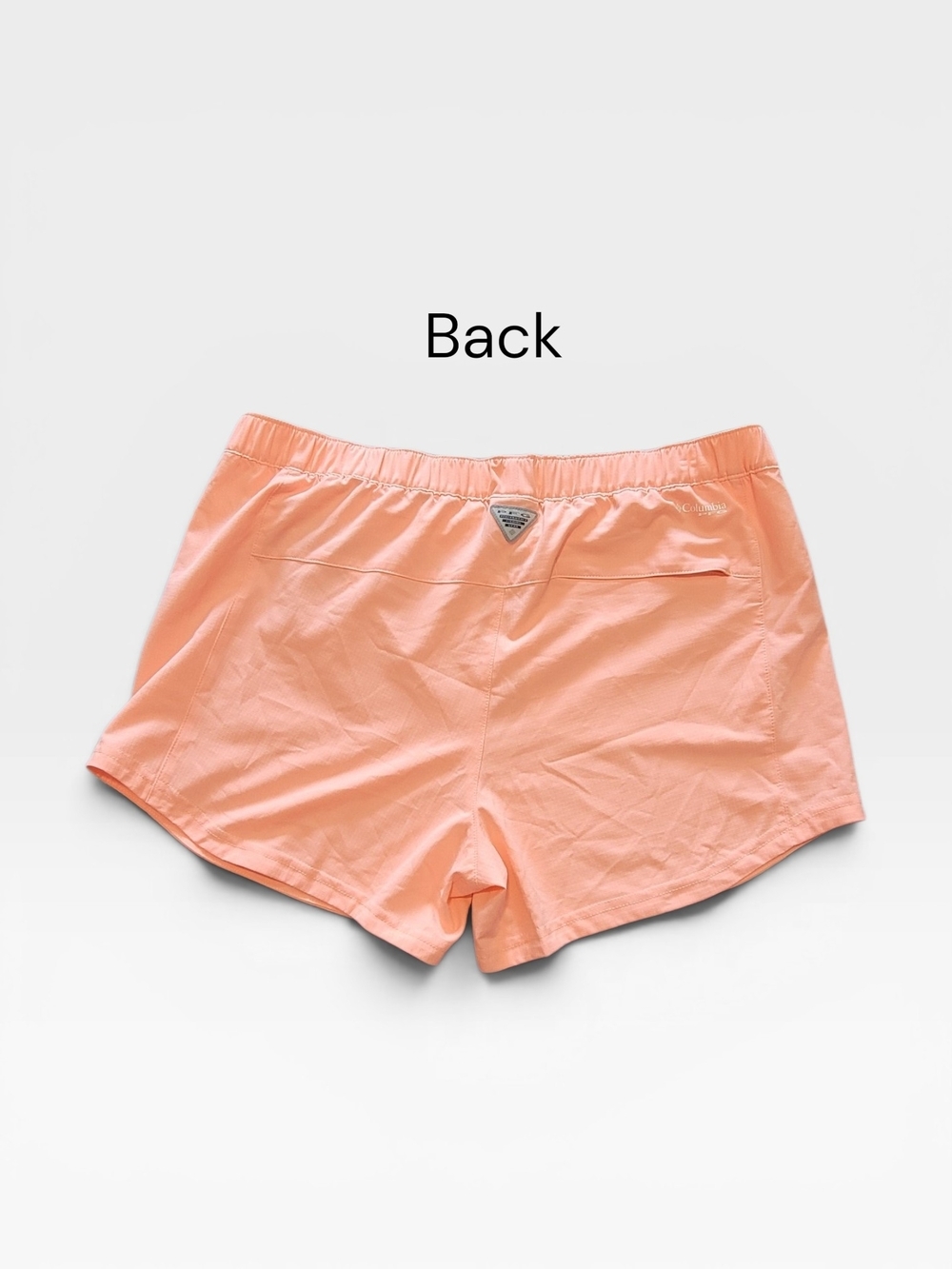 Columbia Women's Light Peach Athletic Shorts - Picture 4 of 6